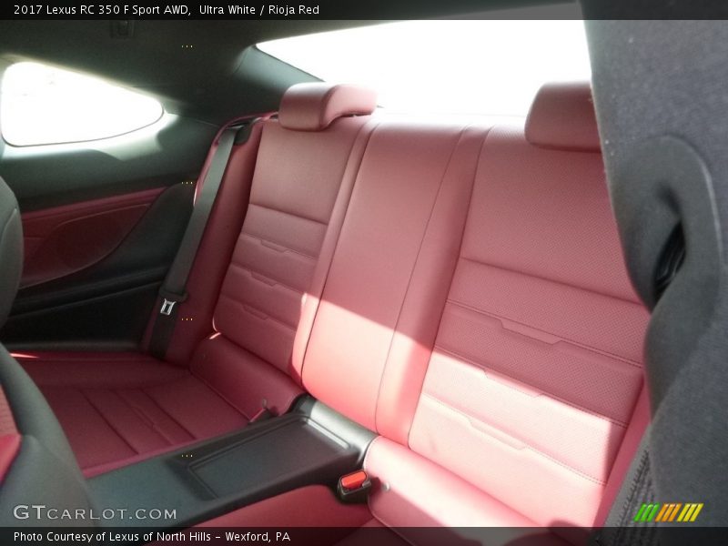Ultra White / Rioja Red 2017 Lexus RC 350 F Sport AWD