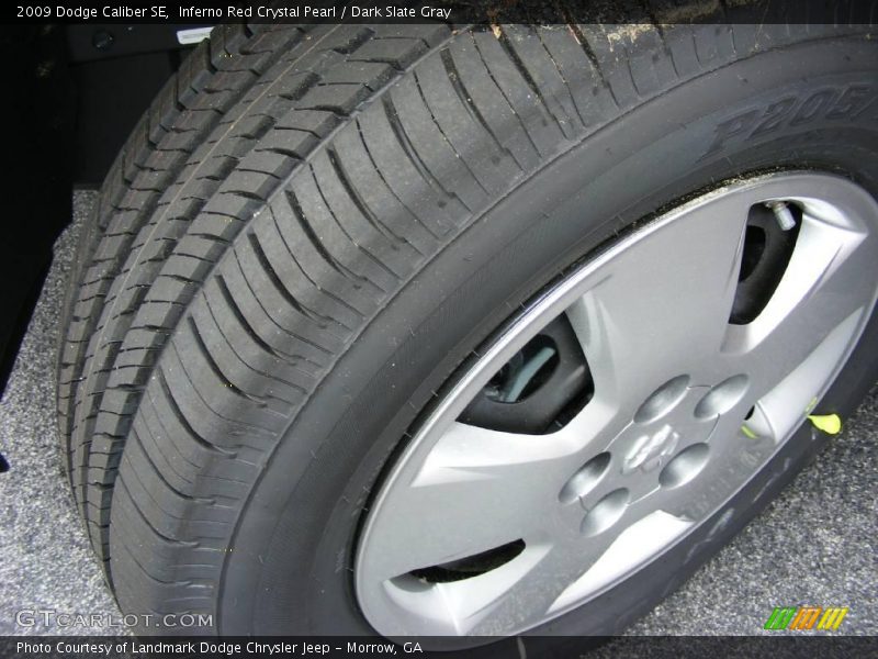 Inferno Red Crystal Pearl / Dark Slate Gray 2009 Dodge Caliber SE