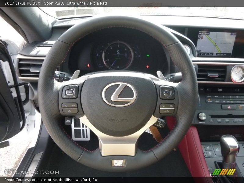  2017 RC 350 F Sport AWD Steering Wheel