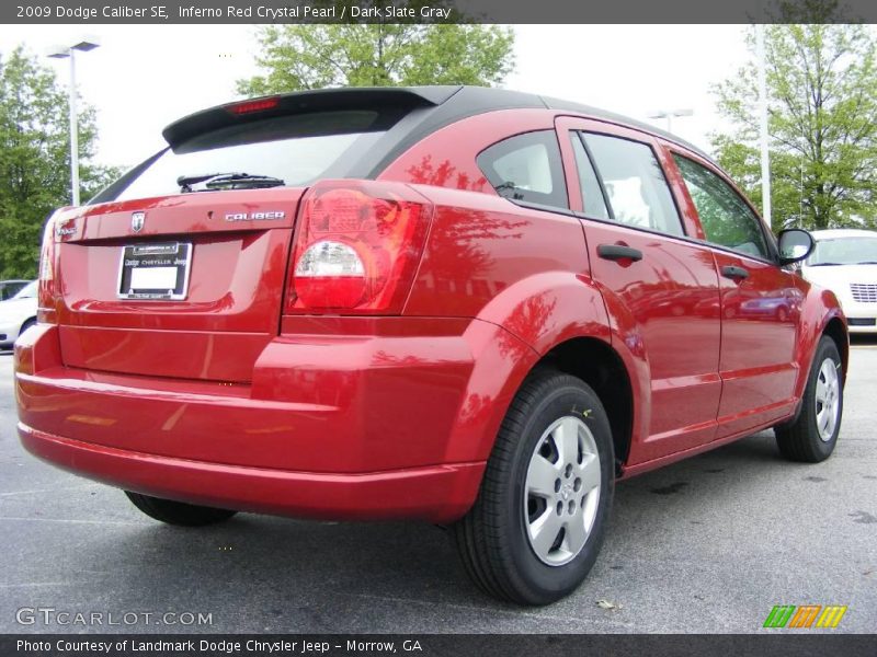 Inferno Red Crystal Pearl / Dark Slate Gray 2009 Dodge Caliber SE