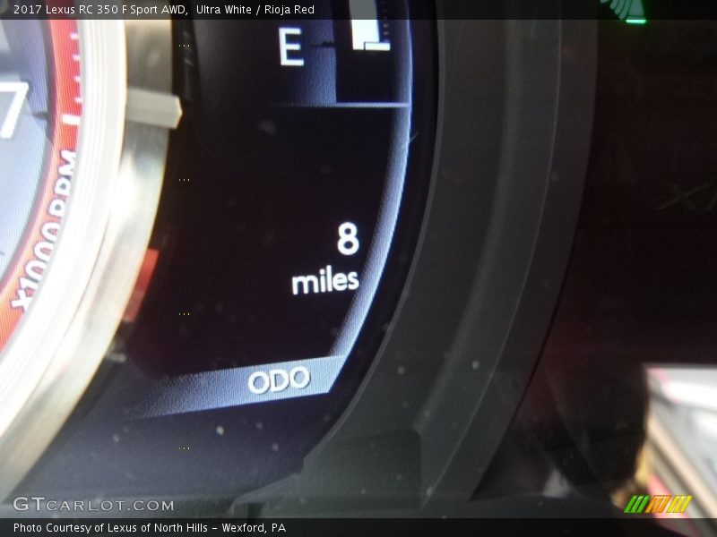 Ultra White / Rioja Red 2017 Lexus RC 350 F Sport AWD