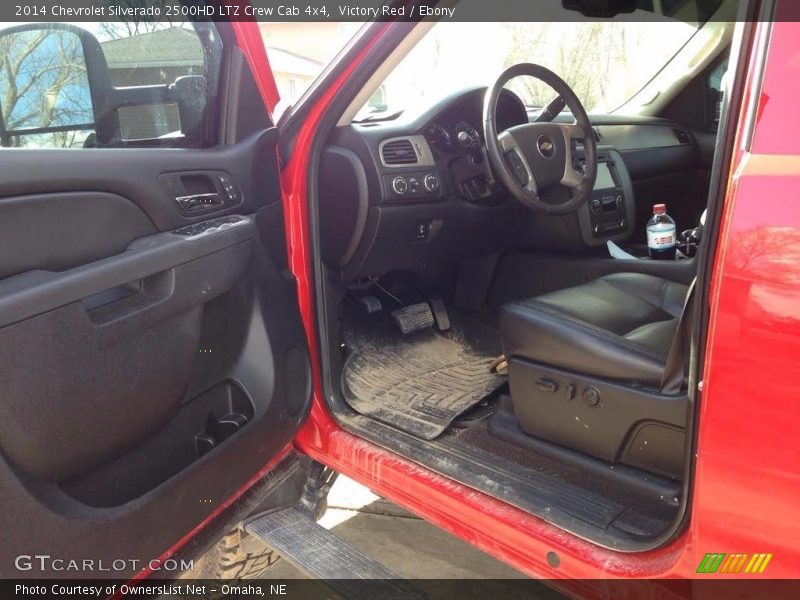 Victory Red / Ebony 2014 Chevrolet Silverado 2500HD LTZ Crew Cab 4x4