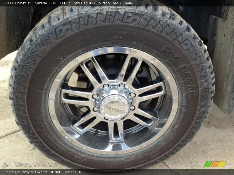Victory Red / Ebony 2014 Chevrolet Silverado 2500HD LTZ Crew Cab 4x4