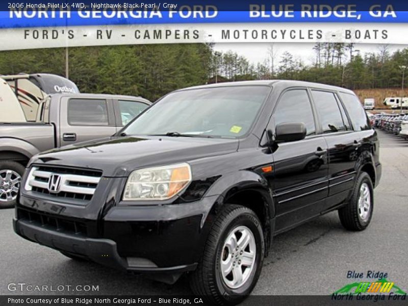 Nighthawk Black Pearl / Gray 2006 Honda Pilot LX 4WD