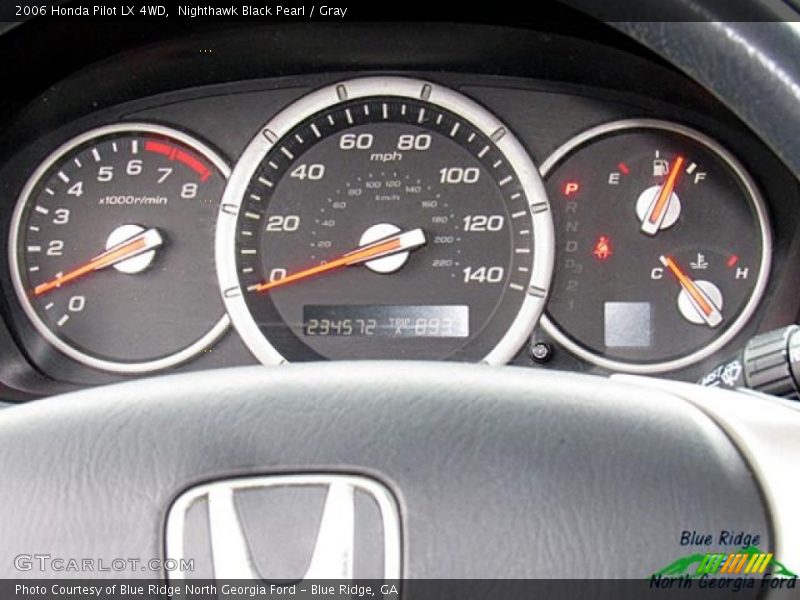 Nighthawk Black Pearl / Gray 2006 Honda Pilot LX 4WD