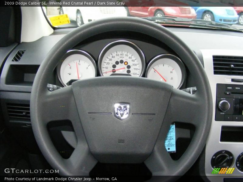 Inferno Red Crystal Pearl / Dark Slate Gray 2009 Dodge Caliber SE