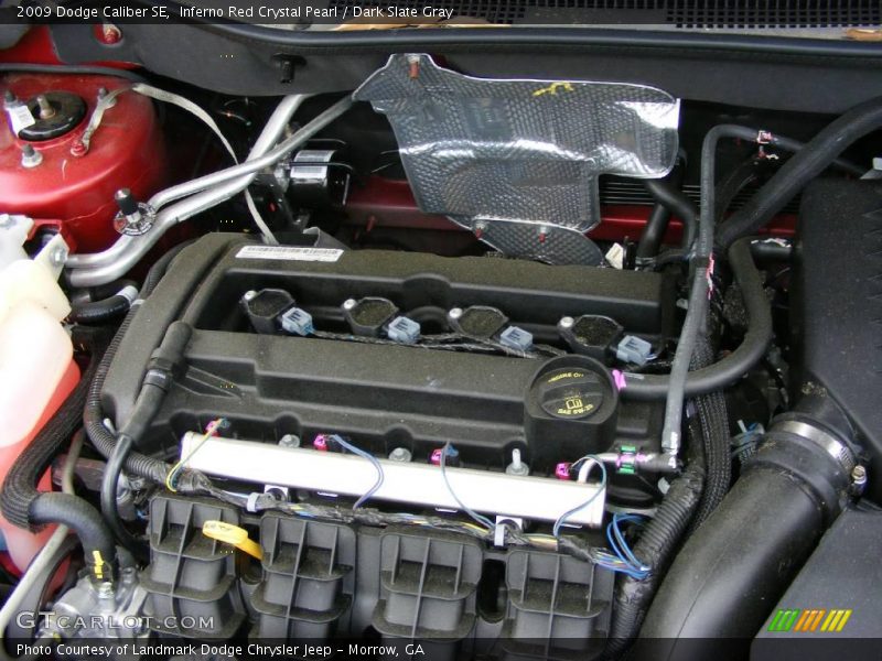 Inferno Red Crystal Pearl / Dark Slate Gray 2009 Dodge Caliber SE