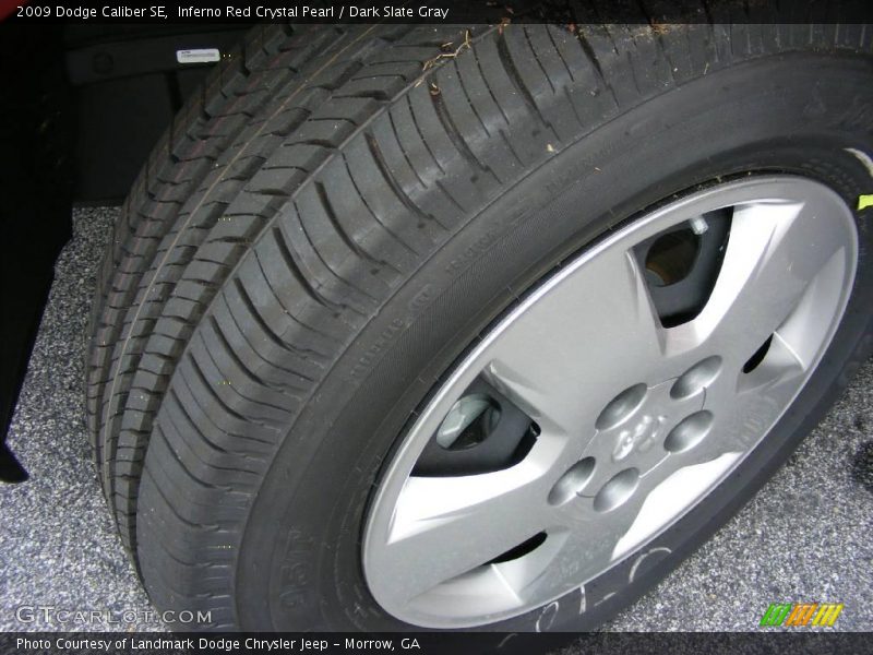 Inferno Red Crystal Pearl / Dark Slate Gray 2009 Dodge Caliber SE
