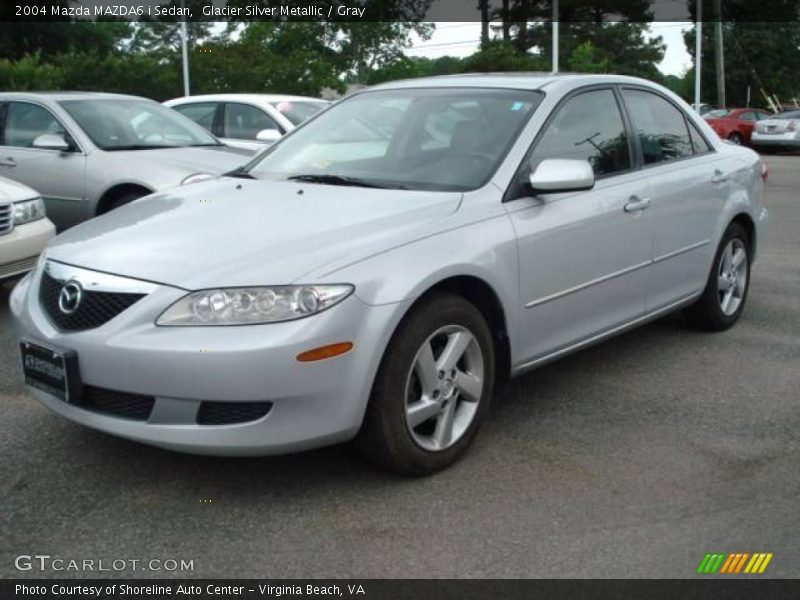 Glacier Silver Metallic / Gray 2004 Mazda MAZDA6 i Sedan