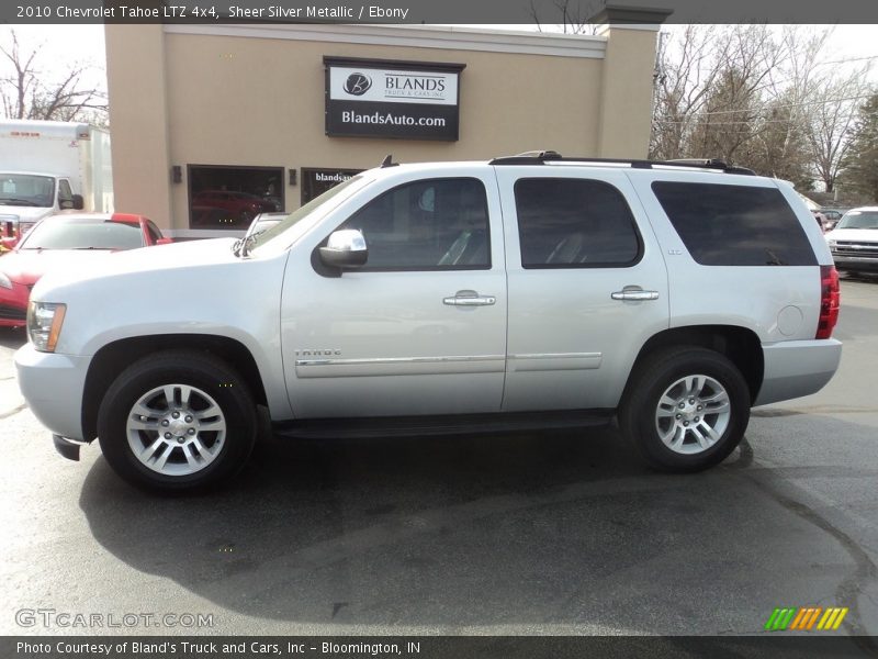 Sheer Silver Metallic / Ebony 2010 Chevrolet Tahoe LTZ 4x4