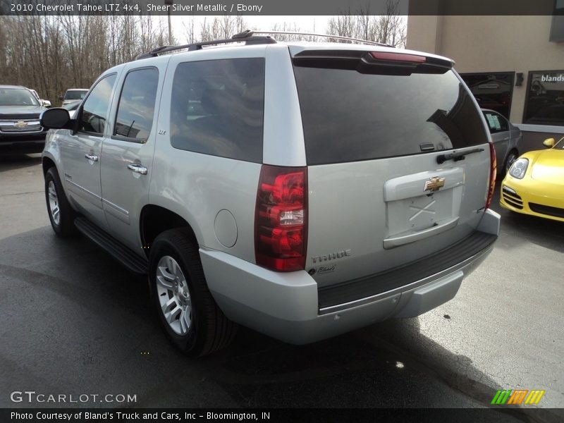 Sheer Silver Metallic / Ebony 2010 Chevrolet Tahoe LTZ 4x4