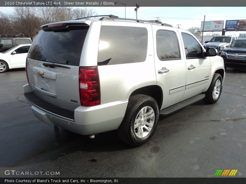 Sheer Silver Metallic / Ebony 2010 Chevrolet Tahoe LTZ 4x4