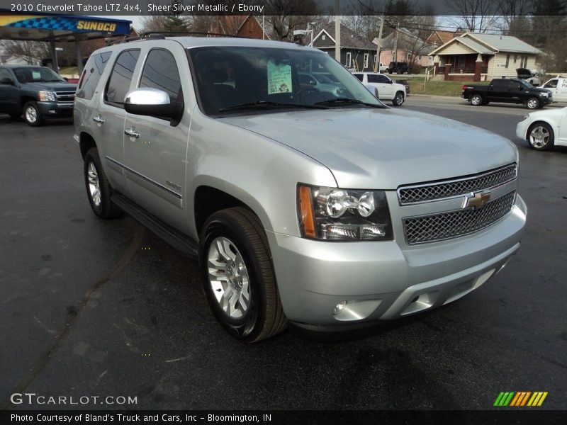 Sheer Silver Metallic / Ebony 2010 Chevrolet Tahoe LTZ 4x4