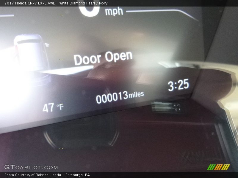 White Diamond Pearl / Ivory 2017 Honda CR-V EX-L AWD
