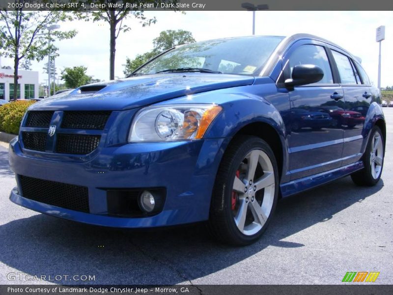 Deep Water Blue Pearl / Dark Slate Gray 2009 Dodge Caliber SRT 4