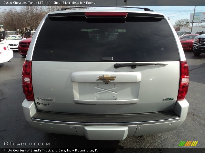 Sheer Silver Metallic / Ebony 2010 Chevrolet Tahoe LTZ 4x4