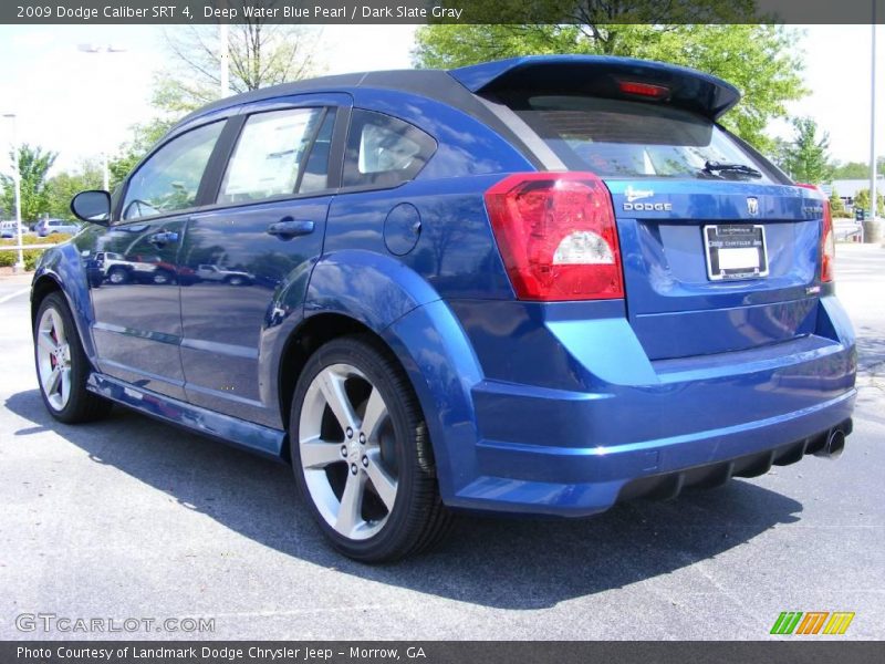 Deep Water Blue Pearl / Dark Slate Gray 2009 Dodge Caliber SRT 4