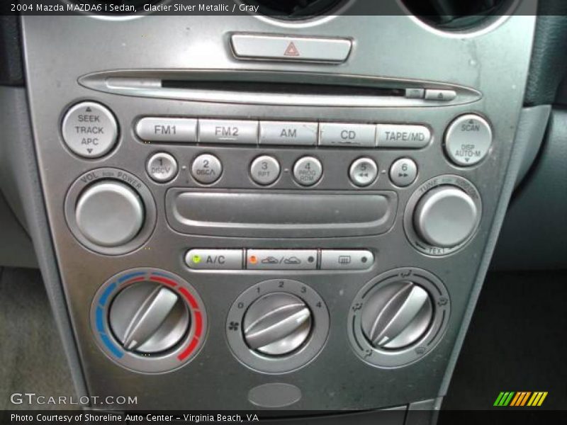Glacier Silver Metallic / Gray 2004 Mazda MAZDA6 i Sedan