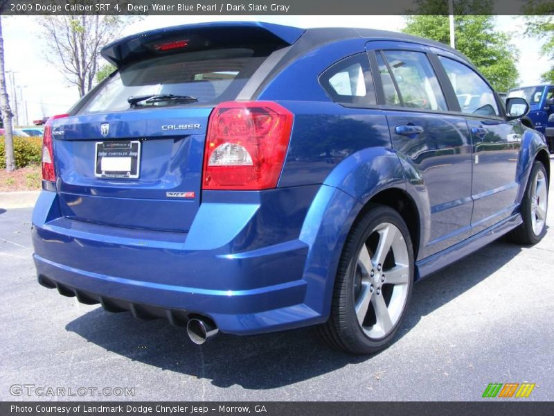 Deep Water Blue Pearl / Dark Slate Gray 2009 Dodge Caliber SRT 4