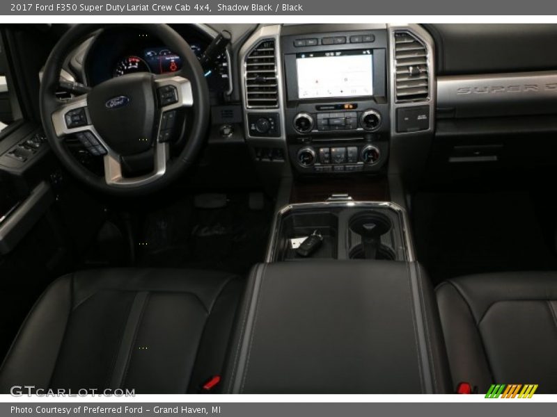 Shadow Black / Black 2017 Ford F350 Super Duty Lariat Crew Cab 4x4