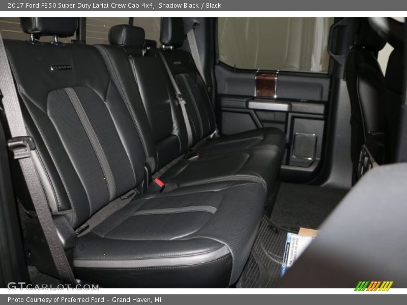 Shadow Black / Black 2017 Ford F350 Super Duty Lariat Crew Cab 4x4