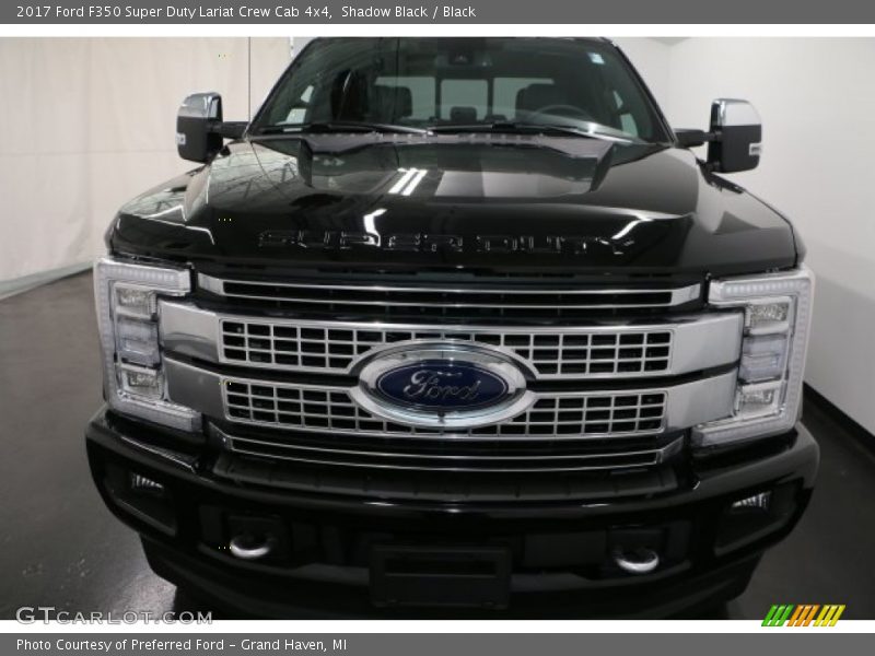 Shadow Black / Black 2017 Ford F350 Super Duty Lariat Crew Cab 4x4