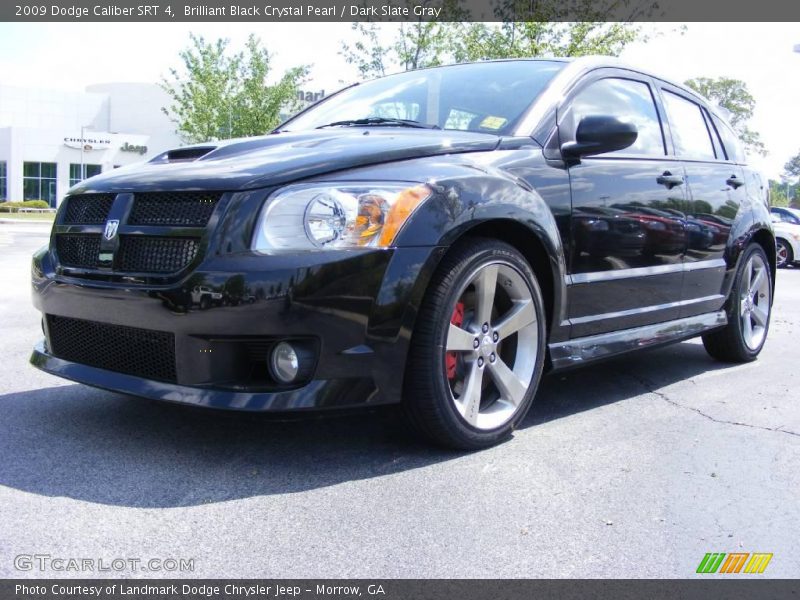 Brilliant Black Crystal Pearl / Dark Slate Gray 2009 Dodge Caliber SRT 4