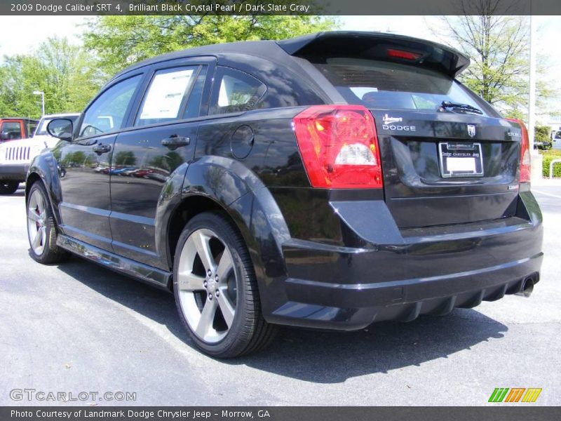 Brilliant Black Crystal Pearl / Dark Slate Gray 2009 Dodge Caliber SRT 4