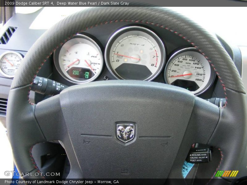 Deep Water Blue Pearl / Dark Slate Gray 2009 Dodge Caliber SRT 4