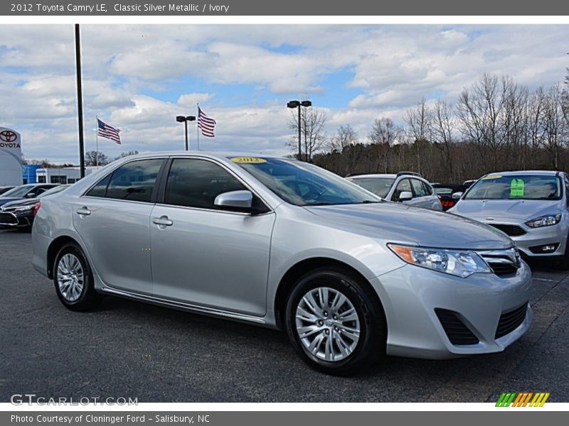 Classic Silver Metallic / Ivory 2012 Toyota Camry LE