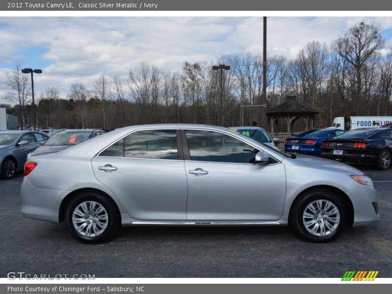 Classic Silver Metallic / Ivory 2012 Toyota Camry LE