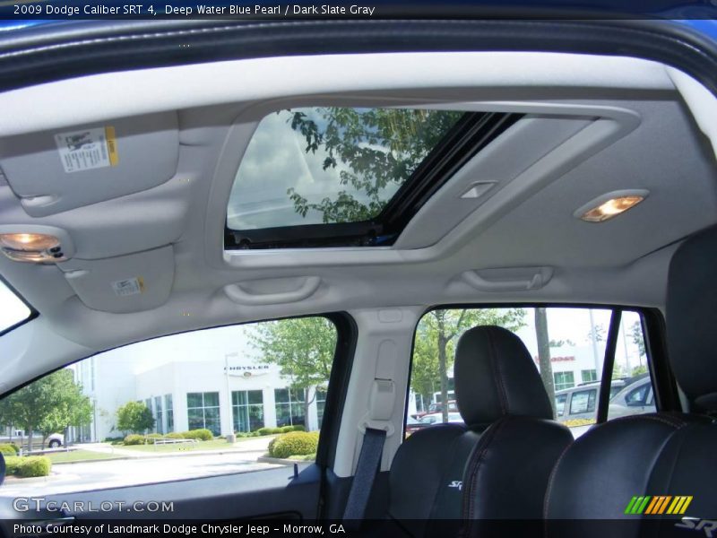 Deep Water Blue Pearl / Dark Slate Gray 2009 Dodge Caliber SRT 4