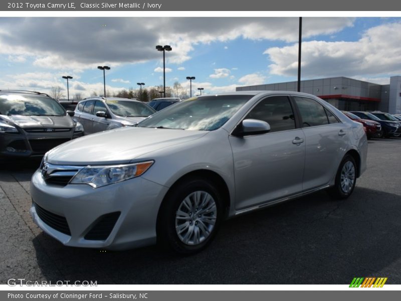 Classic Silver Metallic / Ivory 2012 Toyota Camry LE