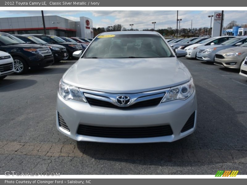 Classic Silver Metallic / Ivory 2012 Toyota Camry LE