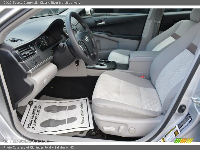 Classic Silver Metallic / Ivory 2012 Toyota Camry LE