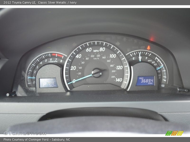 Classic Silver Metallic / Ivory 2012 Toyota Camry LE