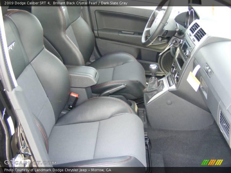 Brilliant Black Crystal Pearl / Dark Slate Gray 2009 Dodge Caliber SRT 4