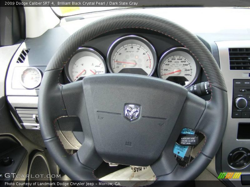 Brilliant Black Crystal Pearl / Dark Slate Gray 2009 Dodge Caliber SRT 4