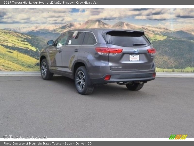  2017 Highlander Hybrid LE AWD Predawn Gray Mica