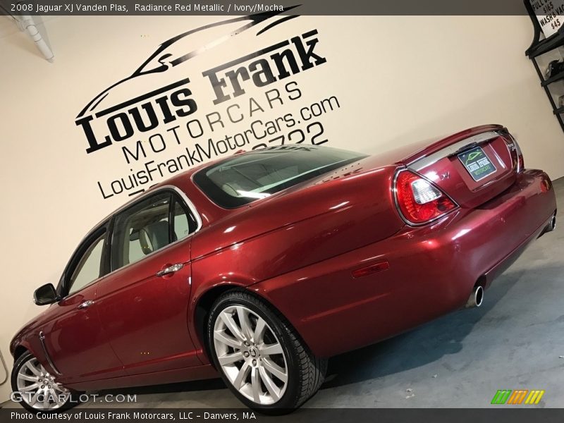 Radiance Red Metallic / Ivory/Mocha 2008 Jaguar XJ Vanden Plas
