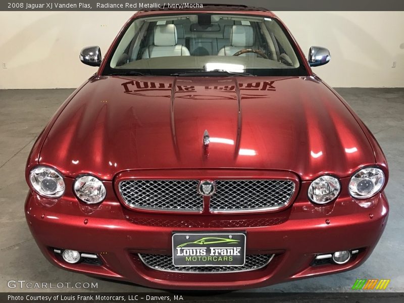 Radiance Red Metallic / Ivory/Mocha 2008 Jaguar XJ Vanden Plas