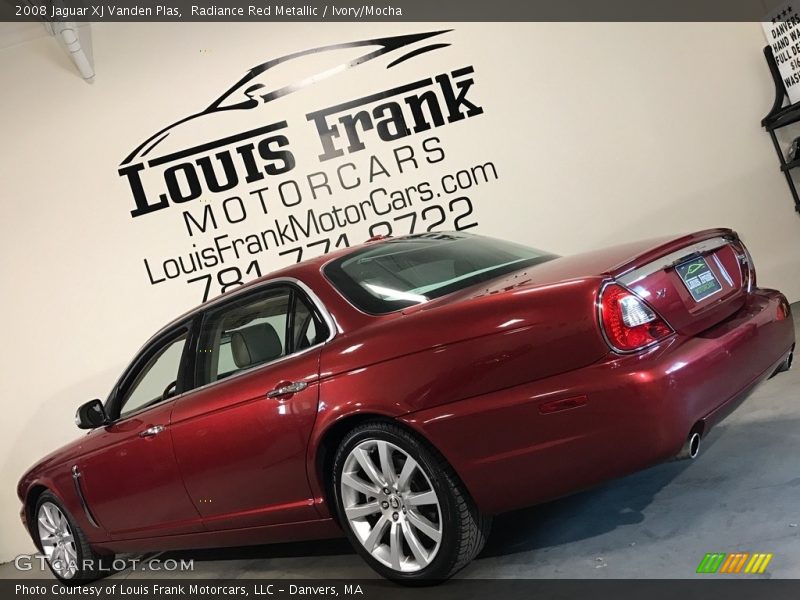 Radiance Red Metallic / Ivory/Mocha 2008 Jaguar XJ Vanden Plas