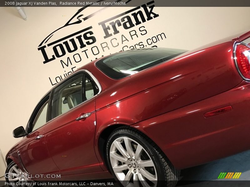 Radiance Red Metallic / Ivory/Mocha 2008 Jaguar XJ Vanden Plas