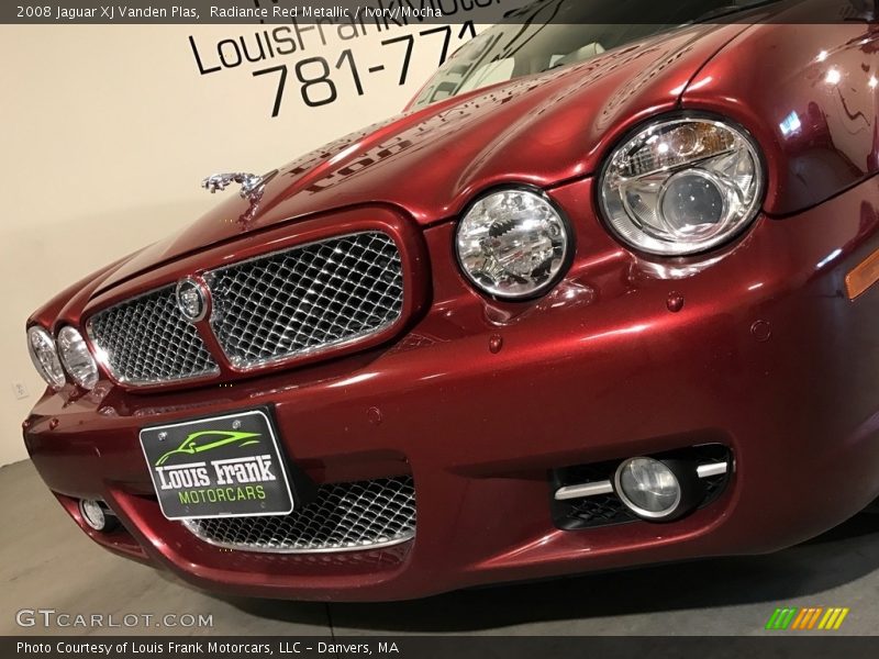 Radiance Red Metallic / Ivory/Mocha 2008 Jaguar XJ Vanden Plas