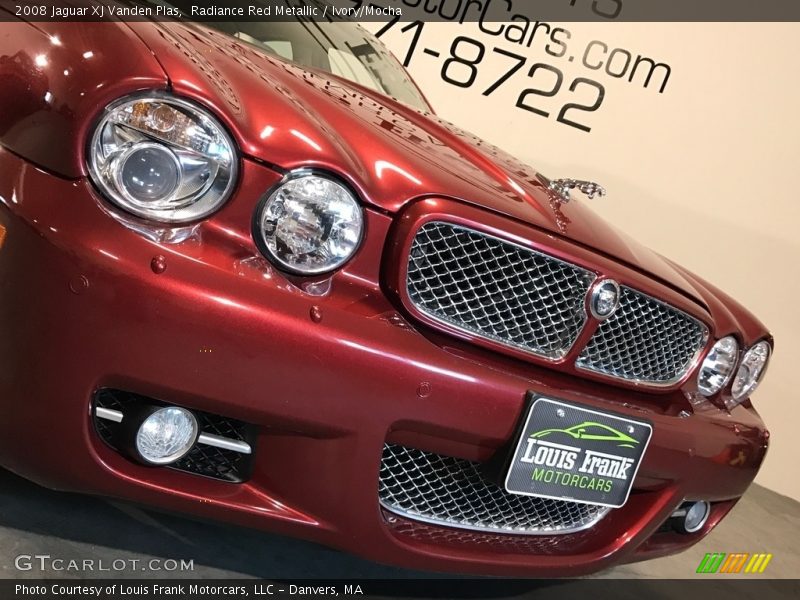 Radiance Red Metallic / Ivory/Mocha 2008 Jaguar XJ Vanden Plas