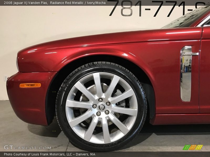 Radiance Red Metallic / Ivory/Mocha 2008 Jaguar XJ Vanden Plas