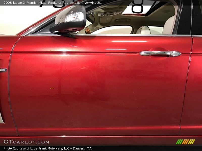 Radiance Red Metallic / Ivory/Mocha 2008 Jaguar XJ Vanden Plas