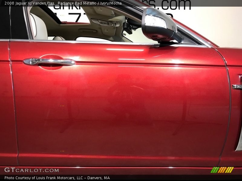 Radiance Red Metallic / Ivory/Mocha 2008 Jaguar XJ Vanden Plas