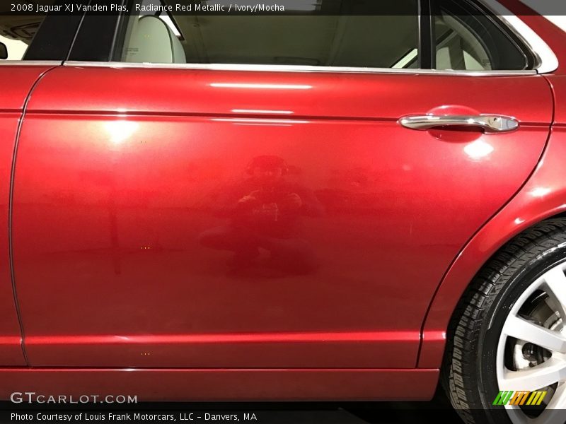 Radiance Red Metallic / Ivory/Mocha 2008 Jaguar XJ Vanden Plas