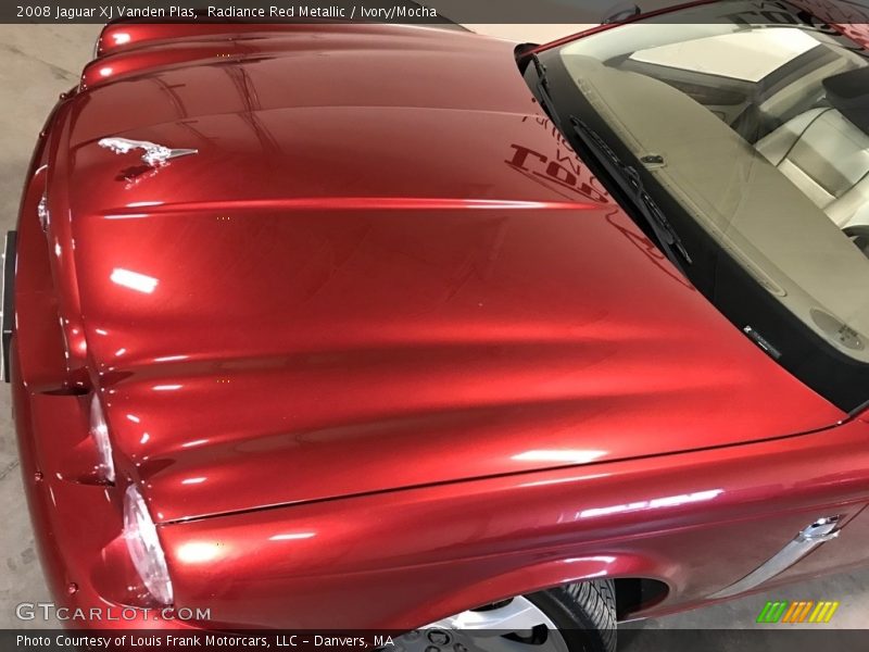 Radiance Red Metallic / Ivory/Mocha 2008 Jaguar XJ Vanden Plas